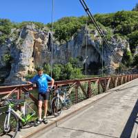 pont sur le Lot à Bouziès